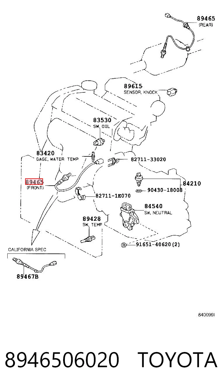 Compre 6322 Denso Sonda lambda, sensor esquerdo de oxigênio depois de catalisador