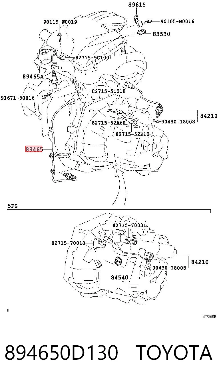 894650D130 Toyota