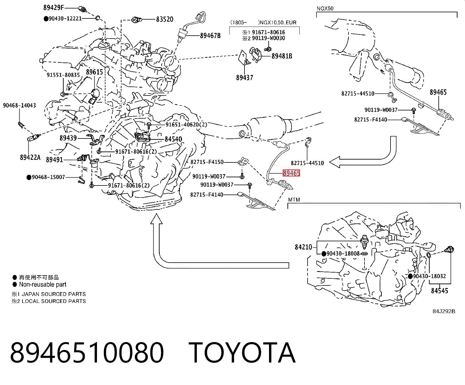 8946510080 Toyota