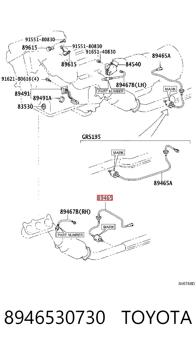 8946530730 Toyota