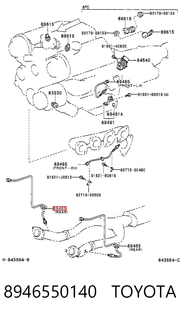 8946550140 Toyota