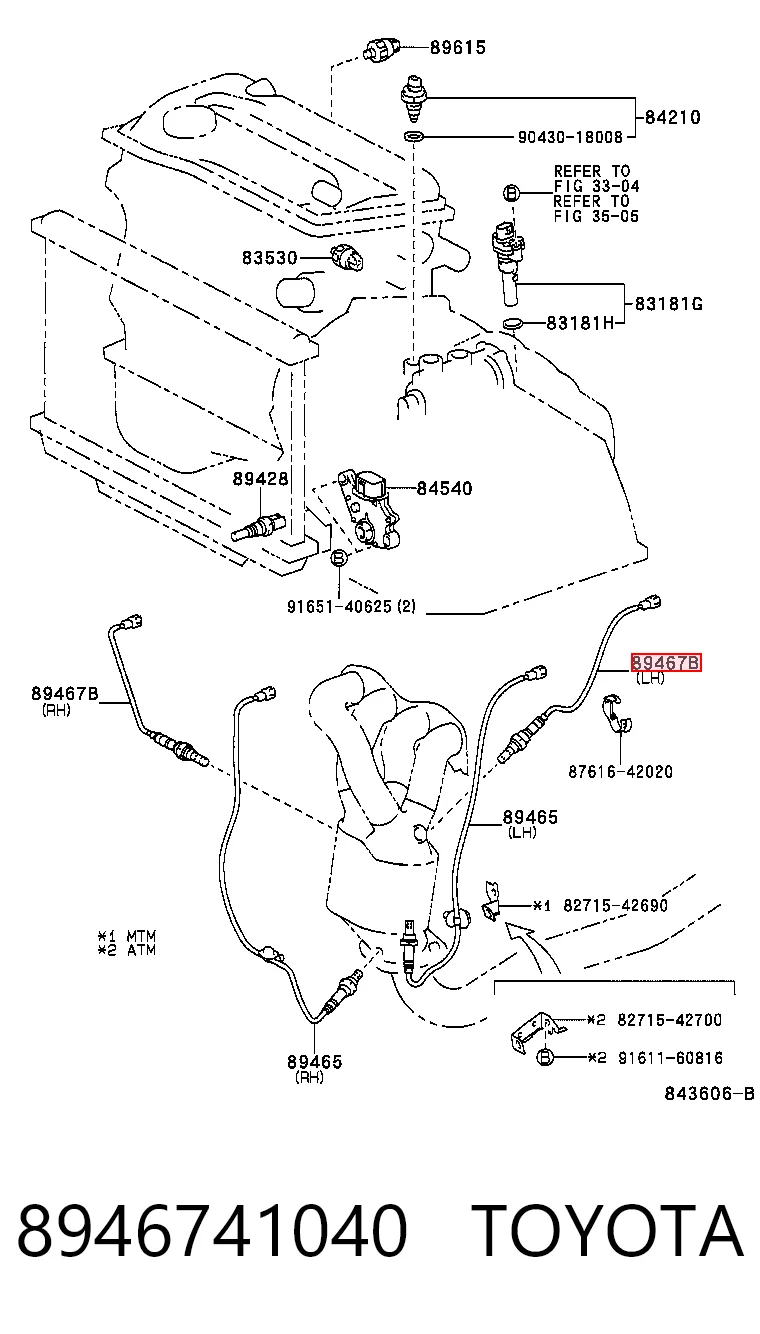 8946741040 Toyota