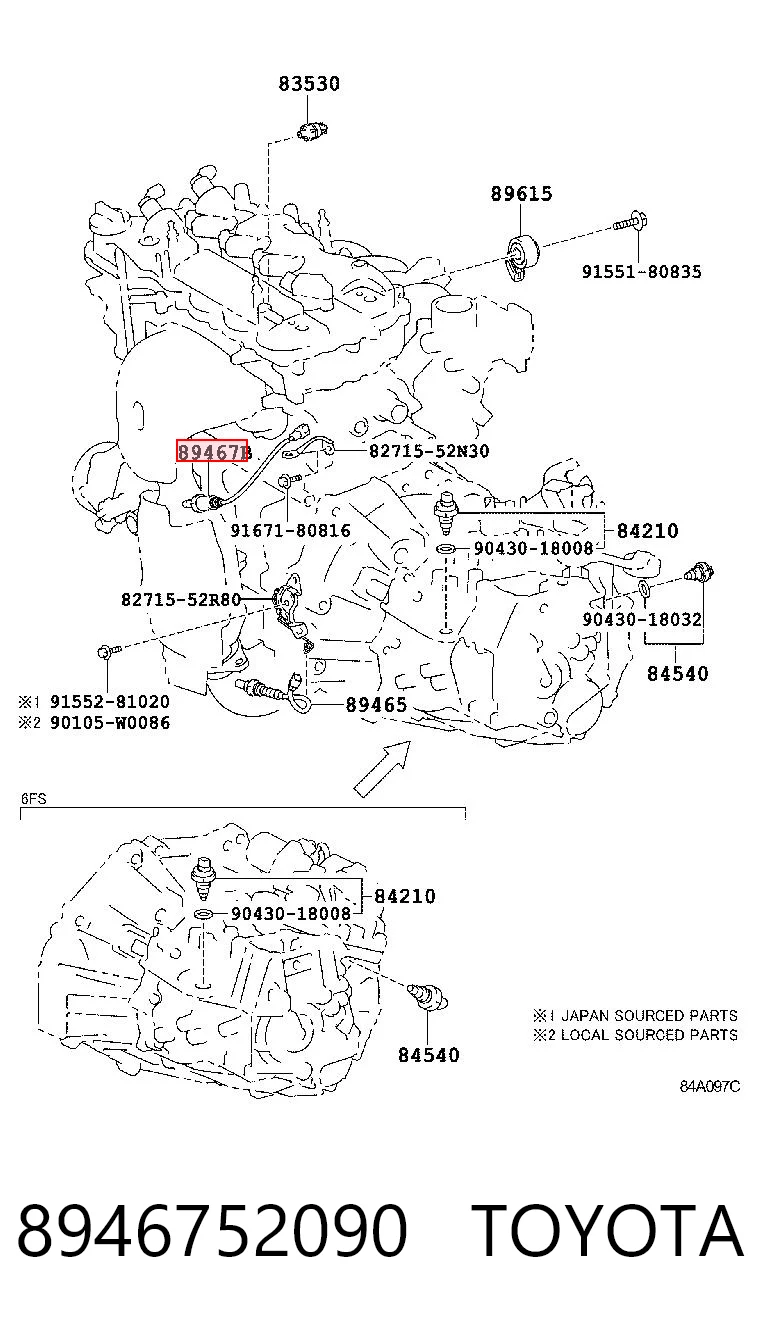 8946752090 Toyota