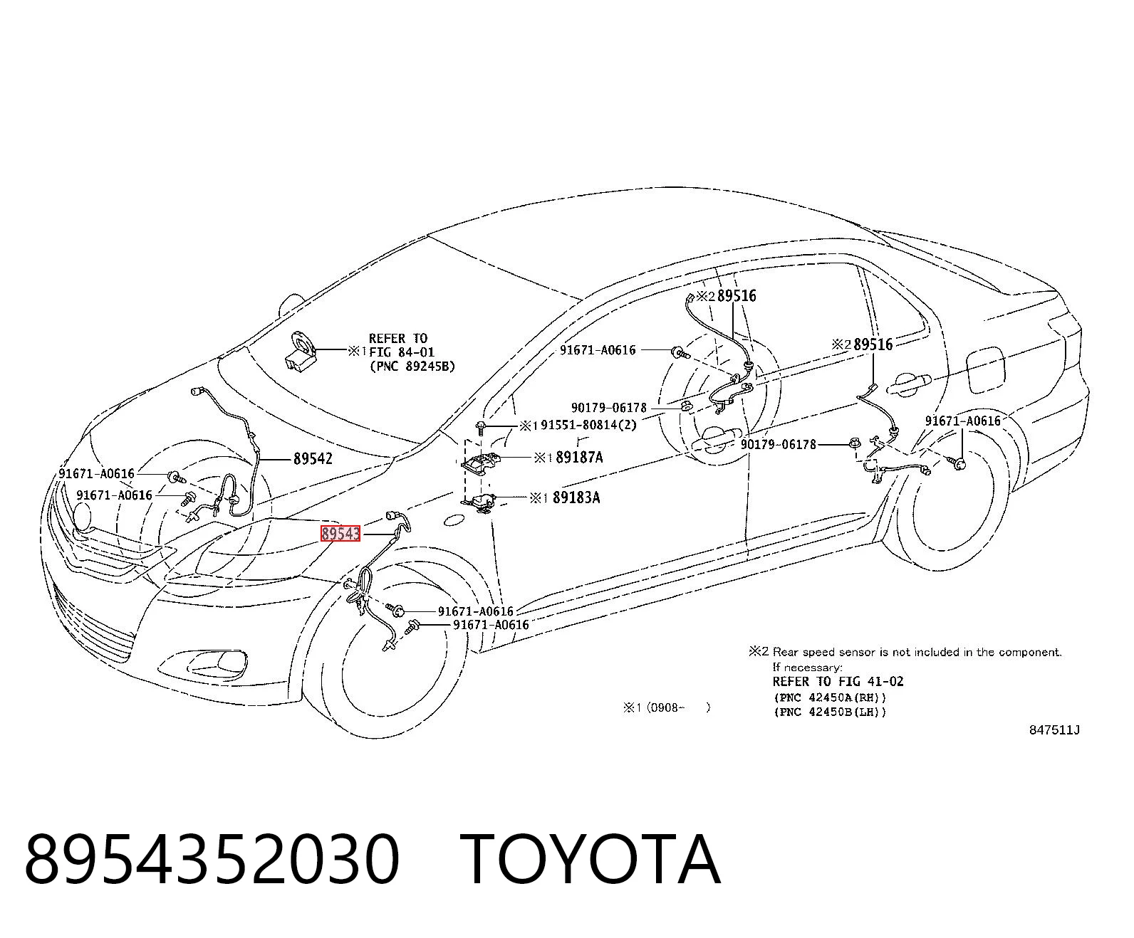 8954352030 Toyota