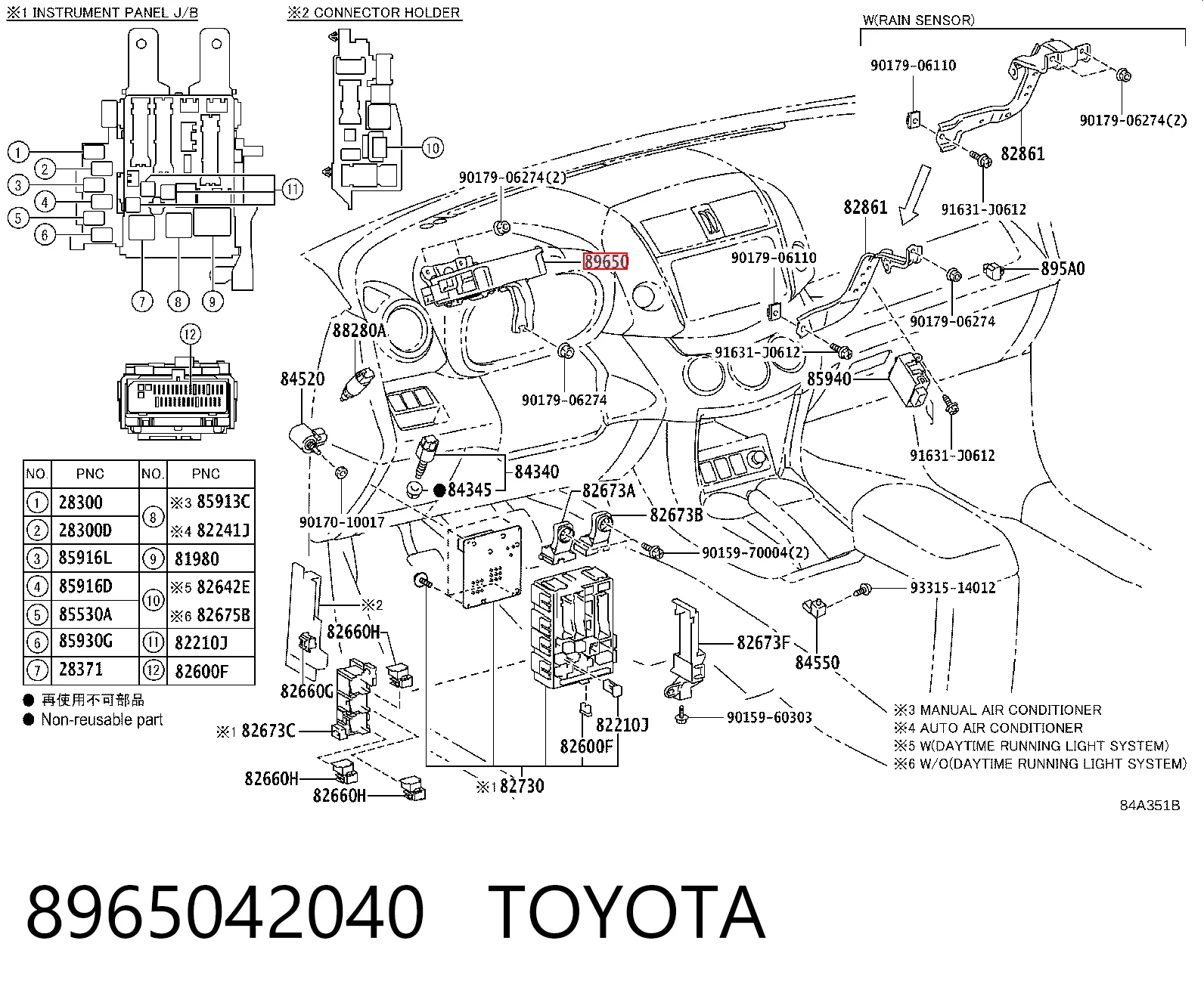 8965042040 Toyota Unidade de controlo de reforçador elétrico do volante