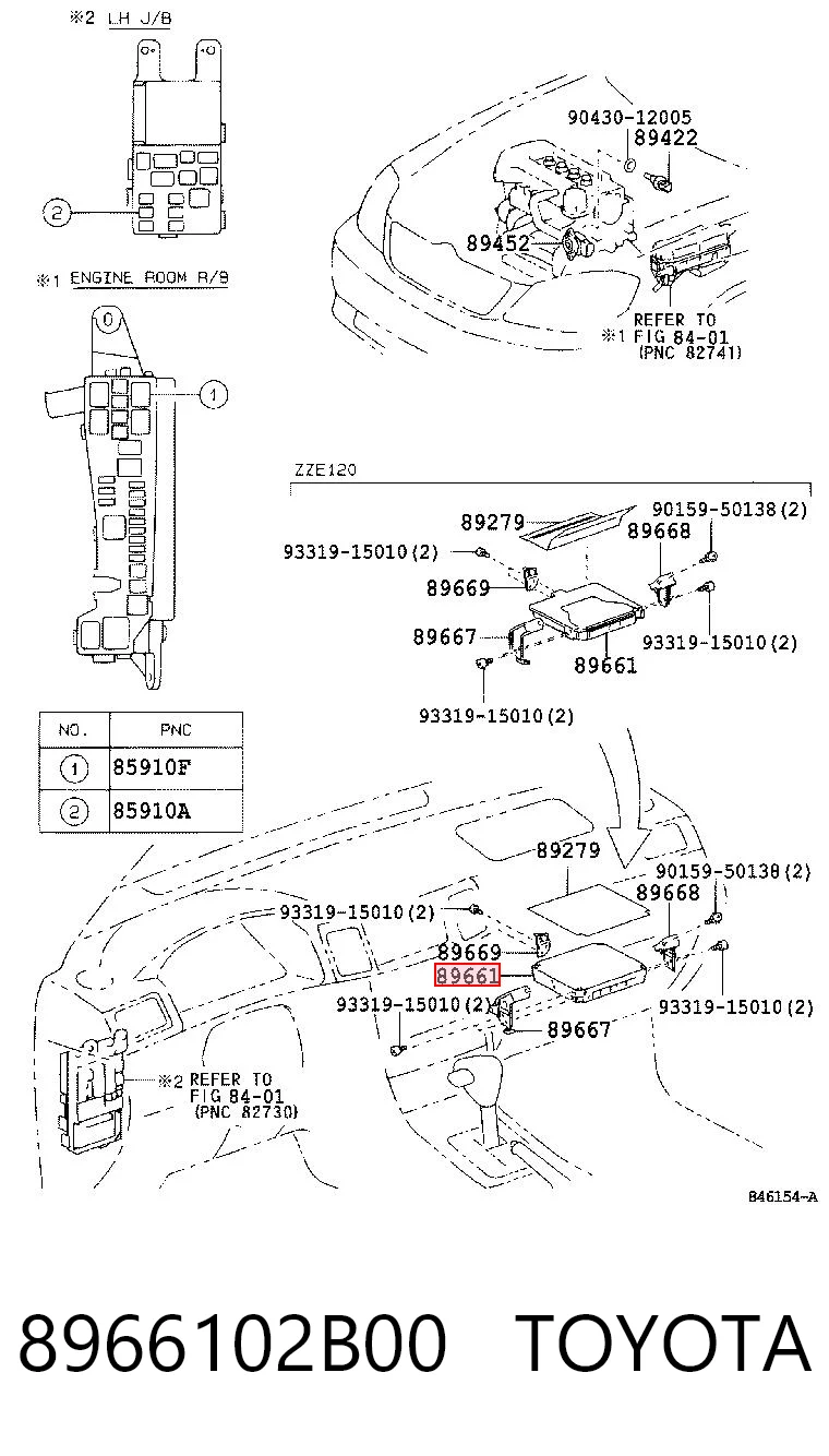 8966102B00 Toyota