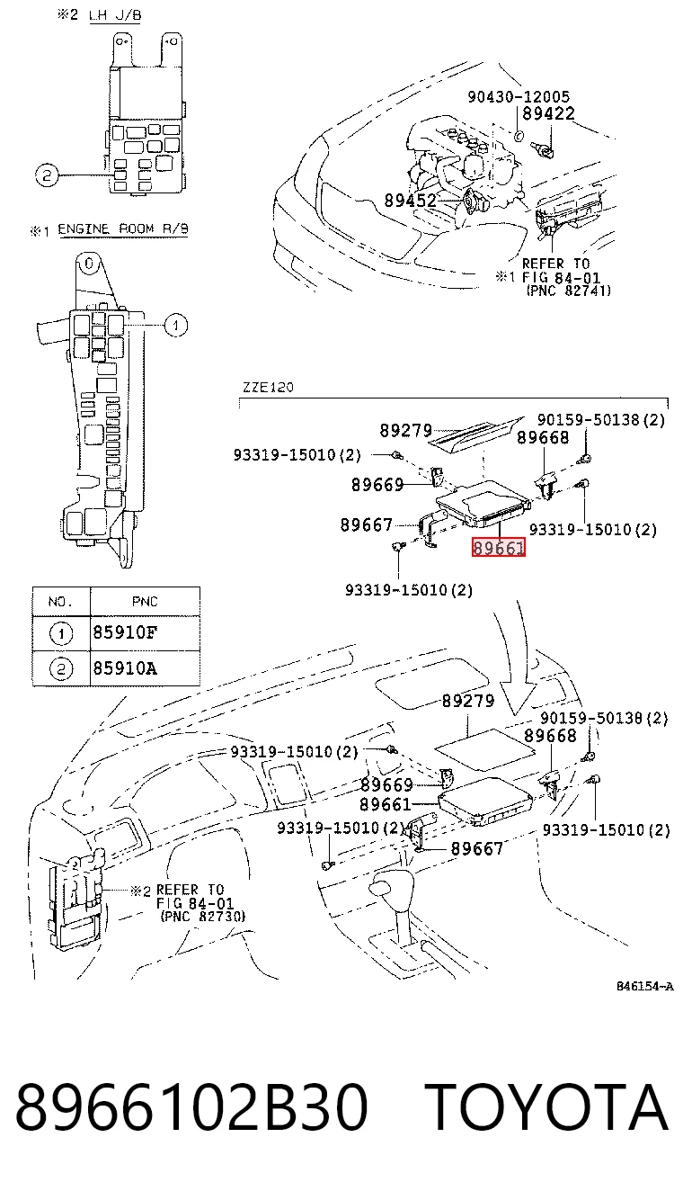 8966102B30 Toyota