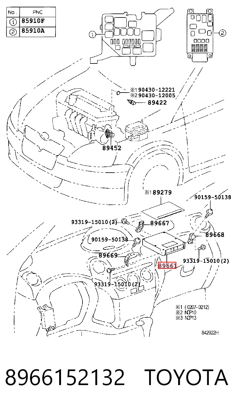 8966152132 Toyota