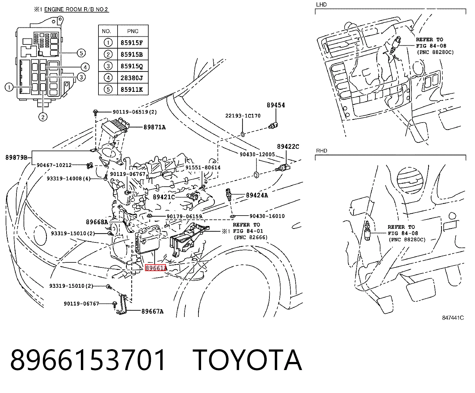 Módulo de direção (Centralina eletrônica) de motor para Lexus IS  E2