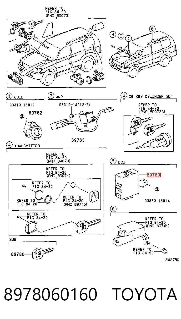 8978060160 Toyota