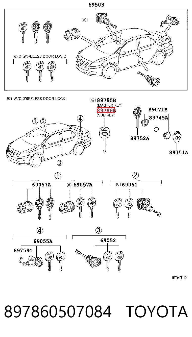 897860507084 Toyota