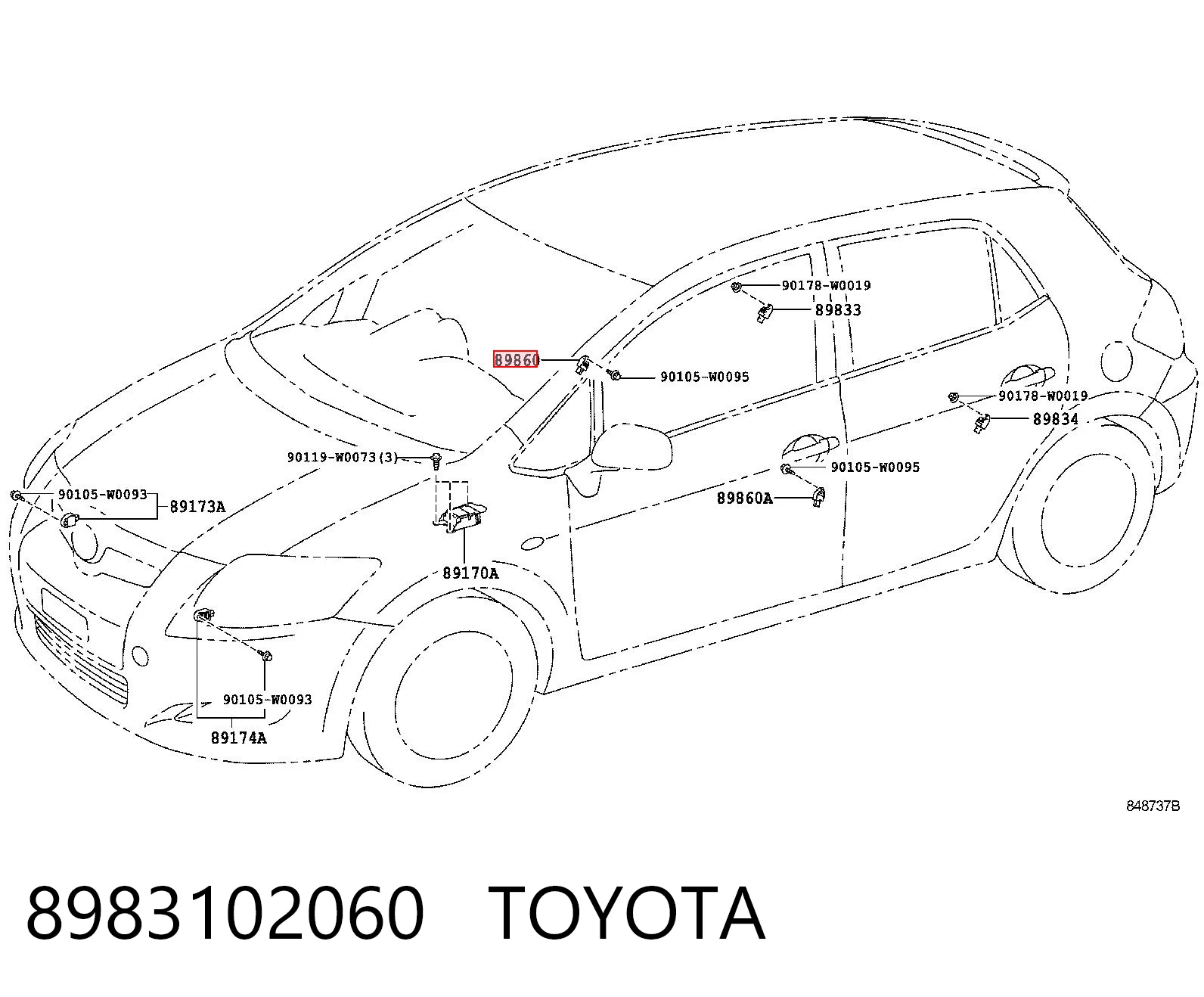 8983102060 Toyota