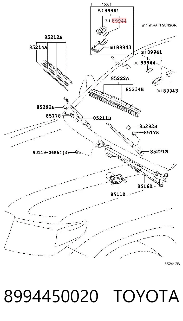 8994450020 Toyota