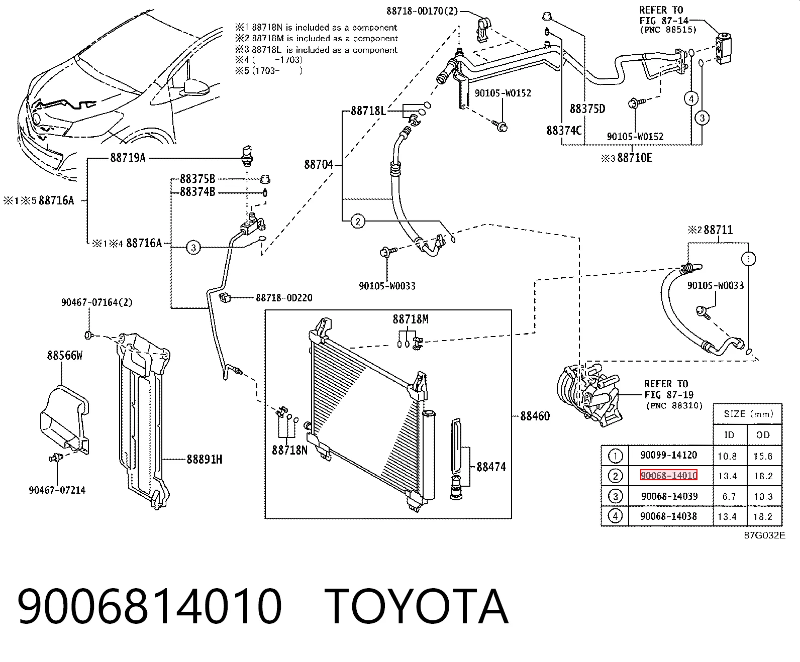 9006814010 Toyota