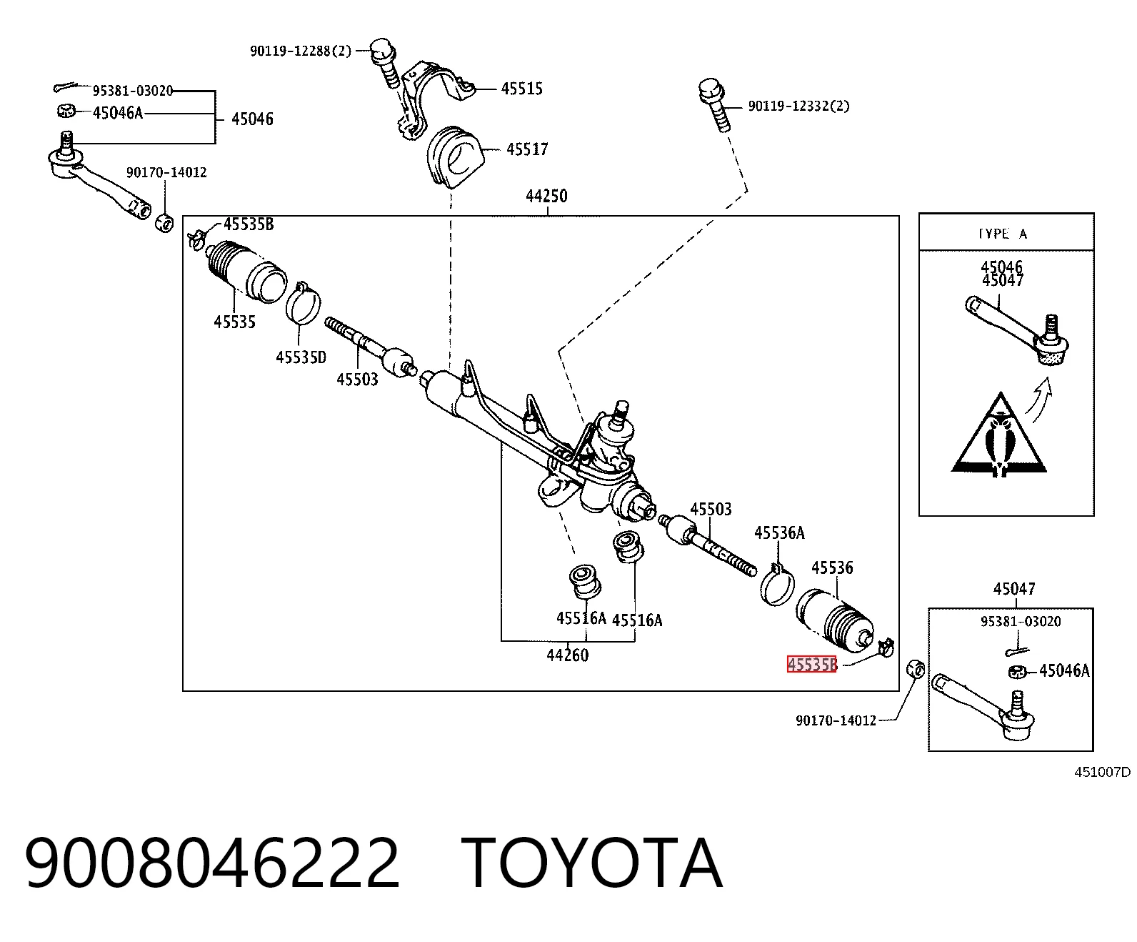 9008046222 Toyota
