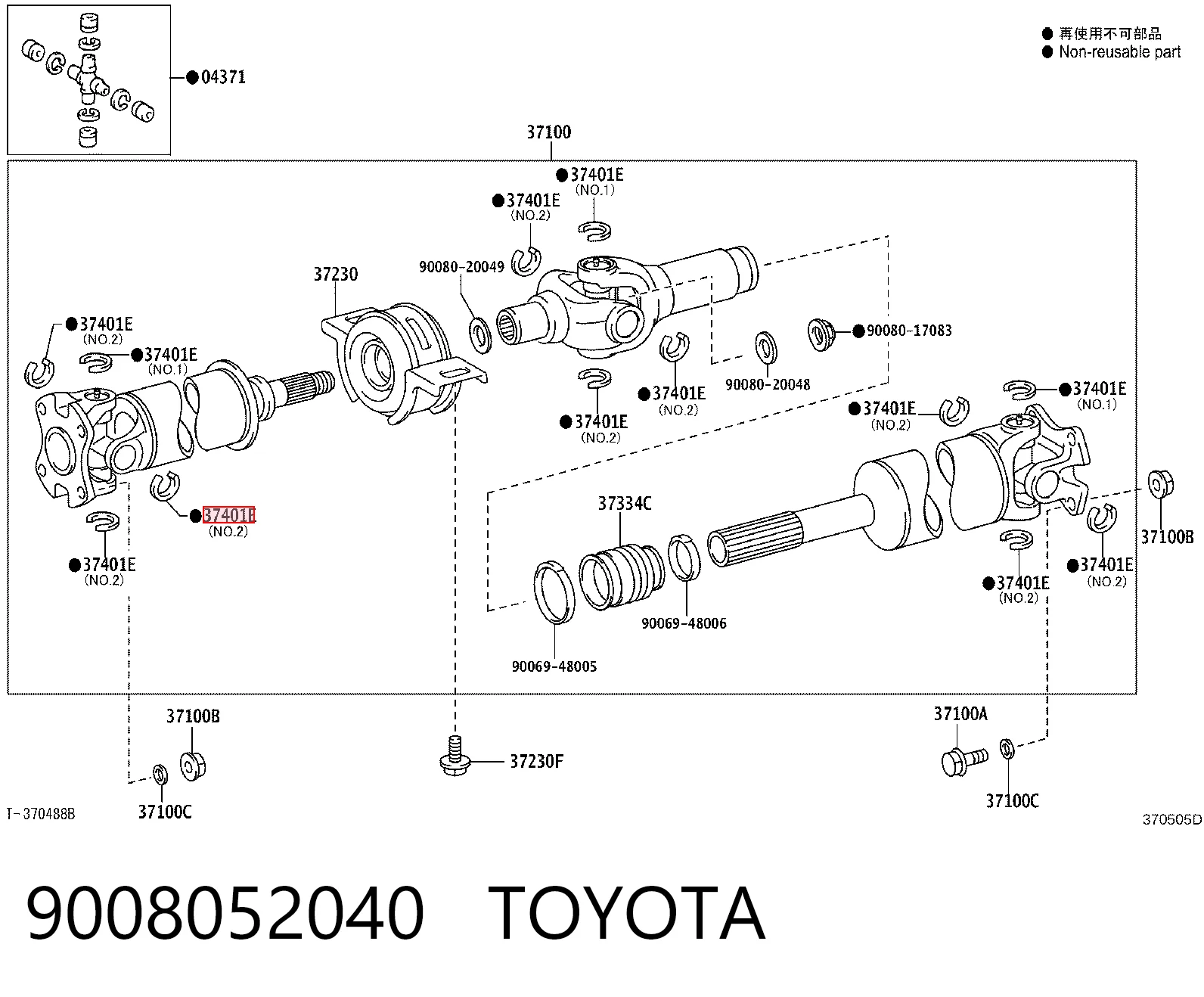 9008052040 Toyota
