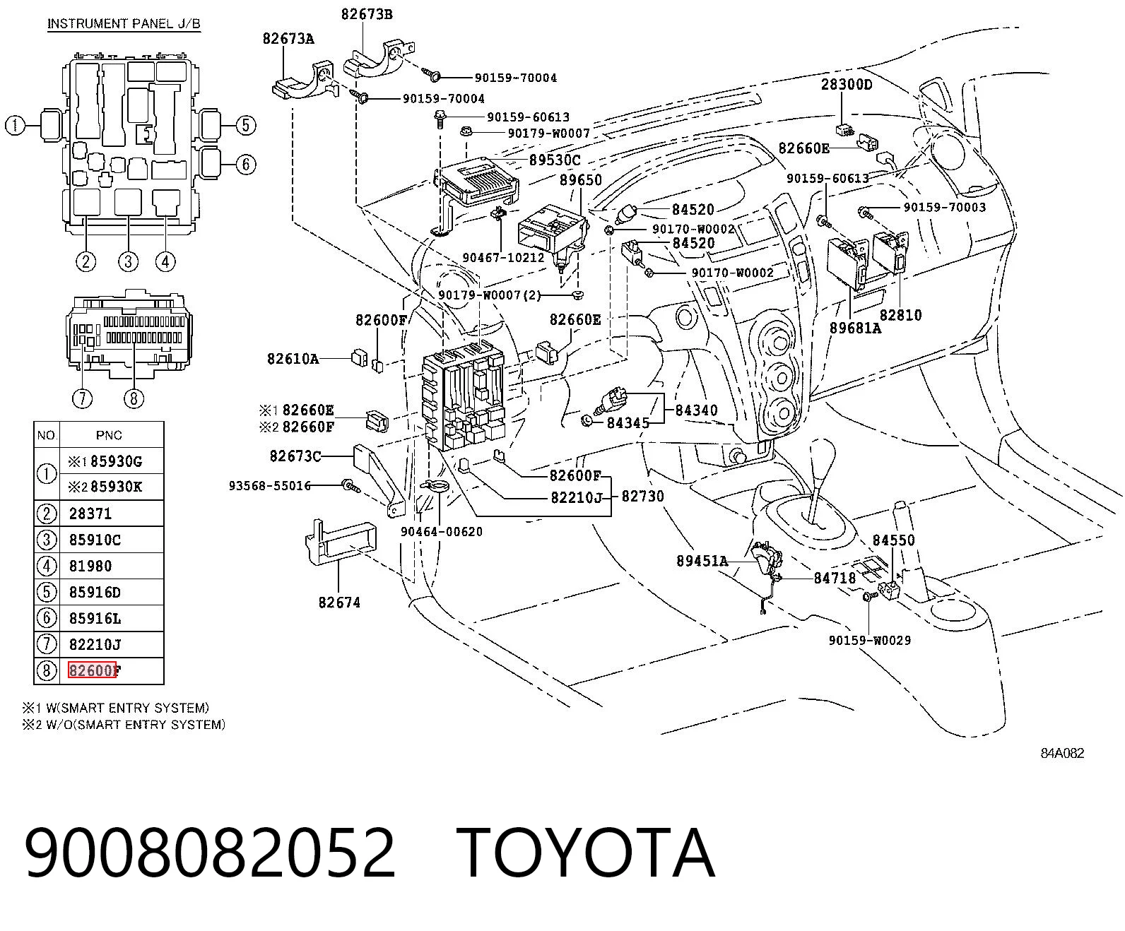 9008082052 Toyota 
