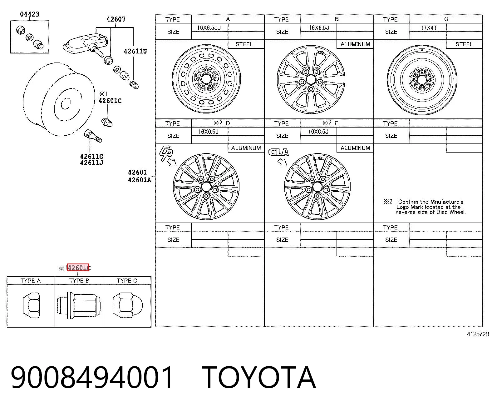 Compre Porca de roda Toyota Corolla 