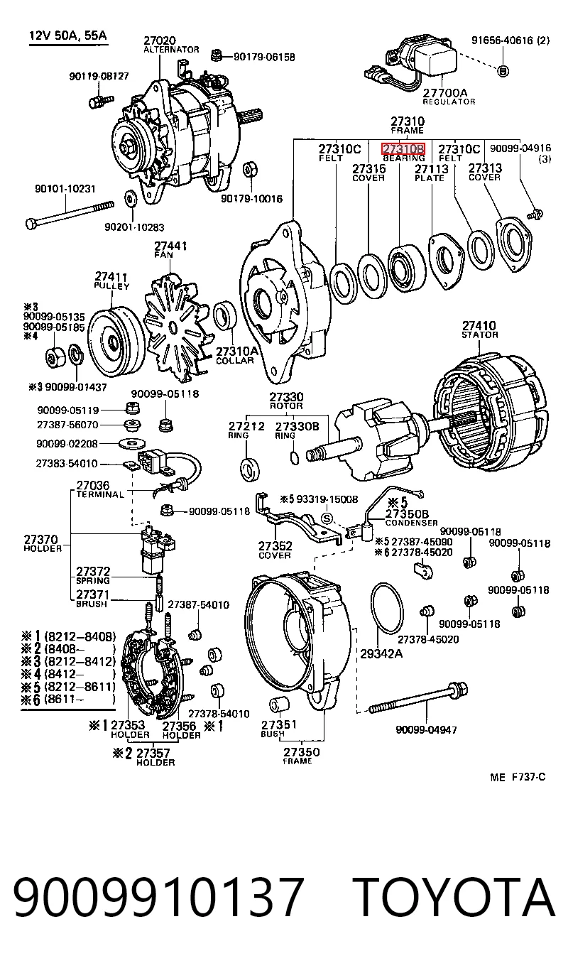 9009910137 Toyota