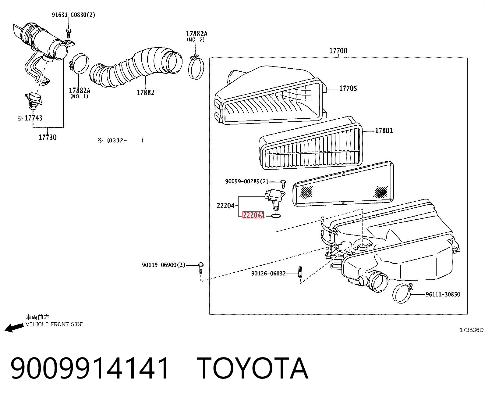 9009914141 Toyota 