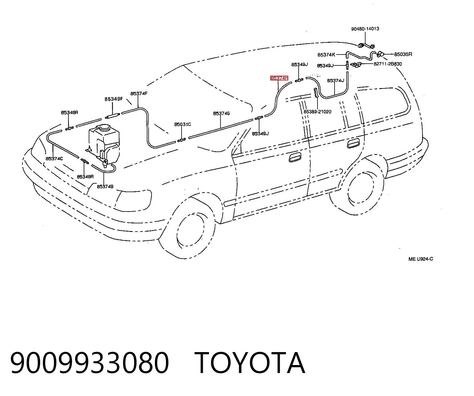 9009933080 Toyota