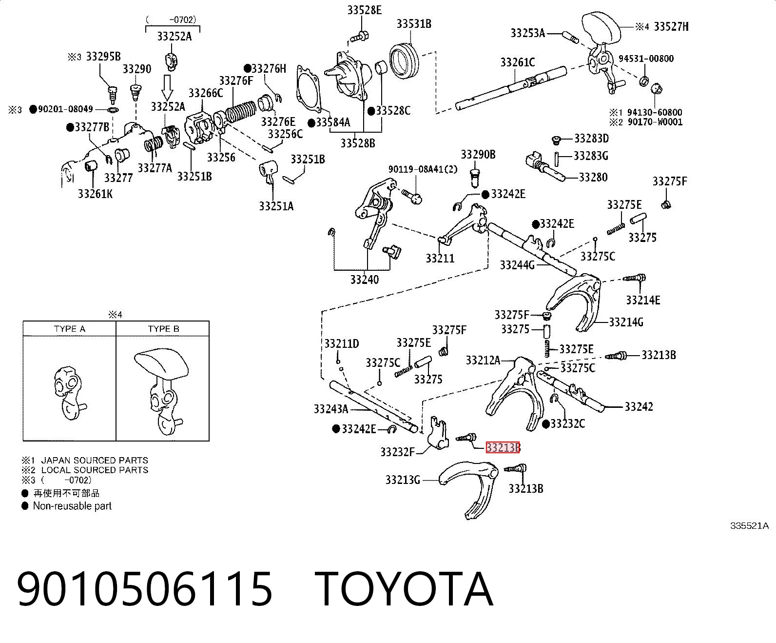9010506115 Toyota