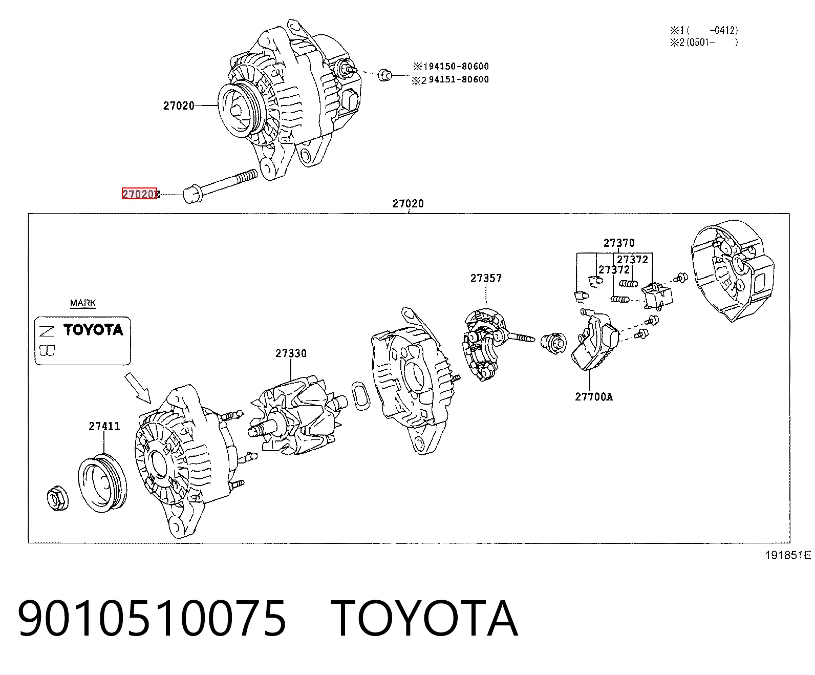 9010510075 Toyota