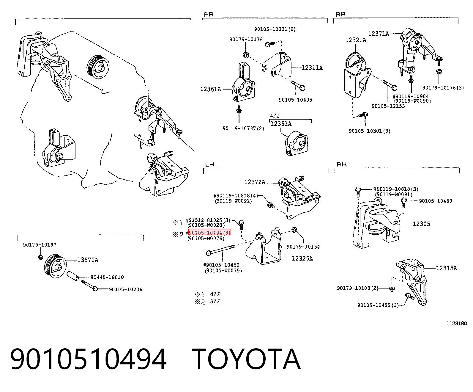 9010510494 Toyota