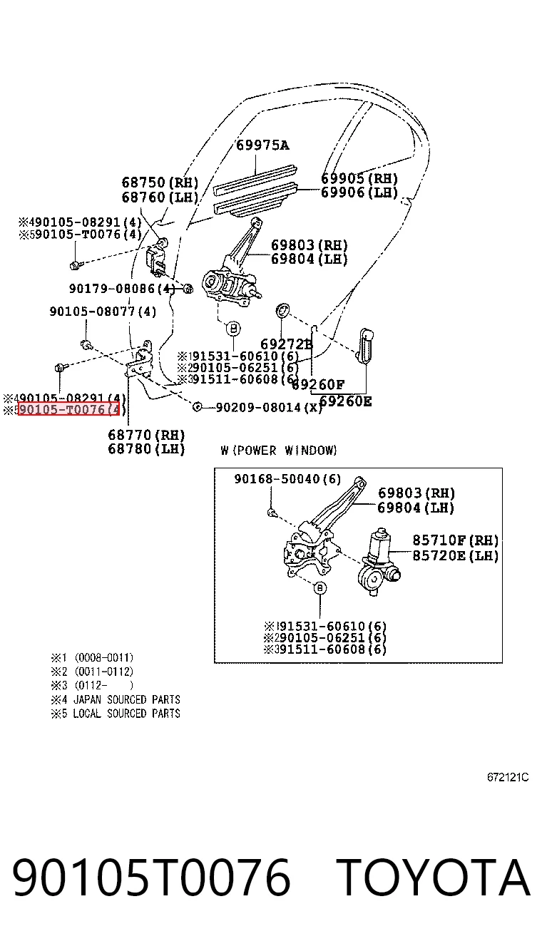 90105T0076 Toyota