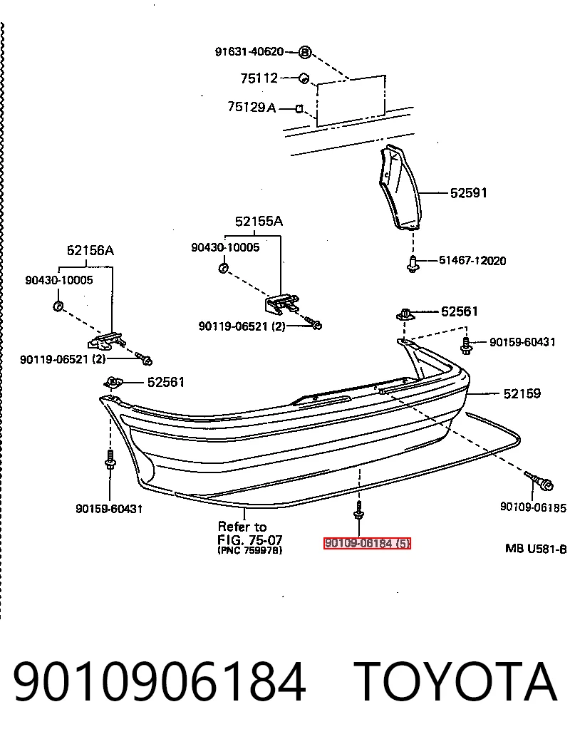 9010906184 Toyota
