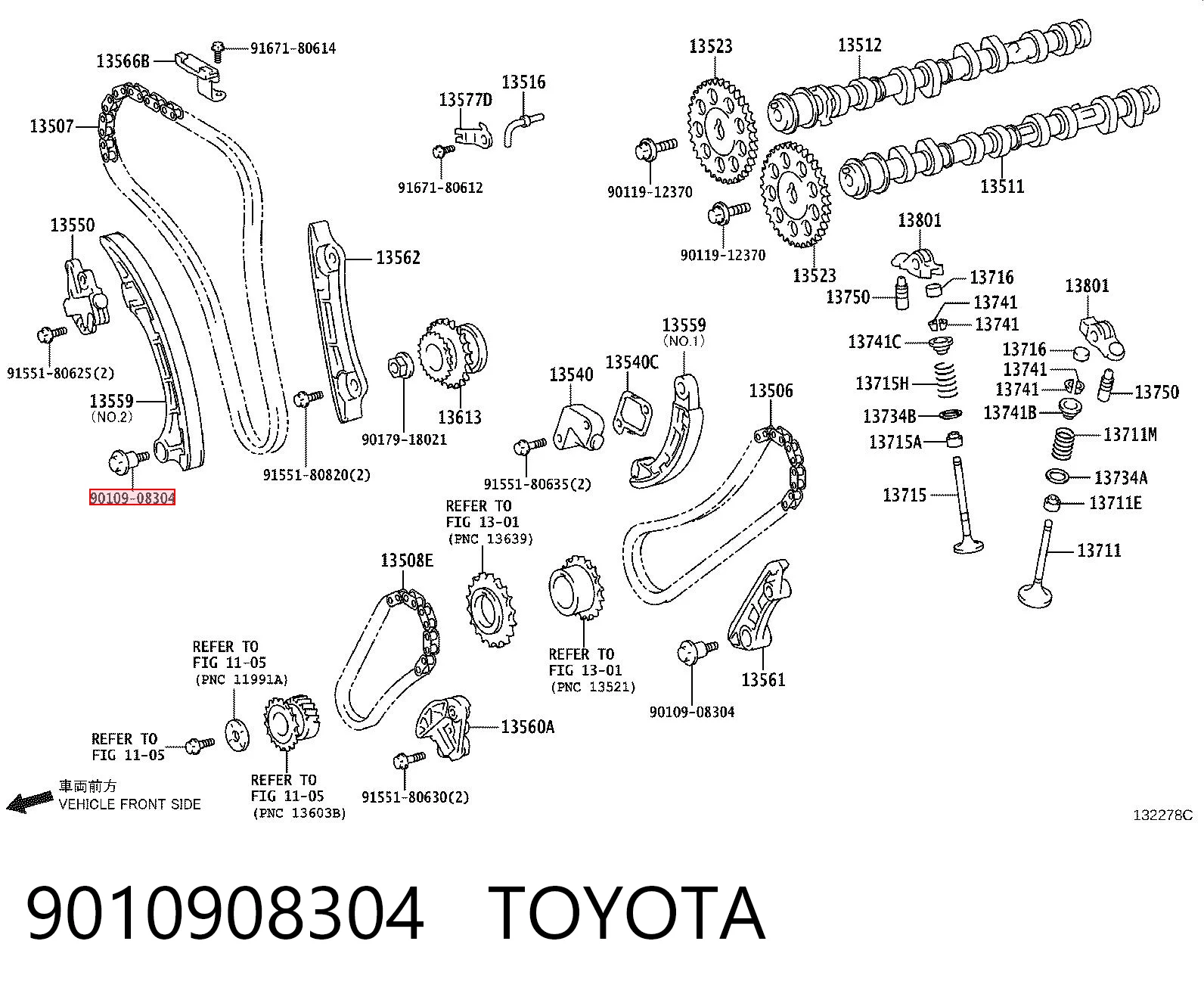 9010908304 Toyota