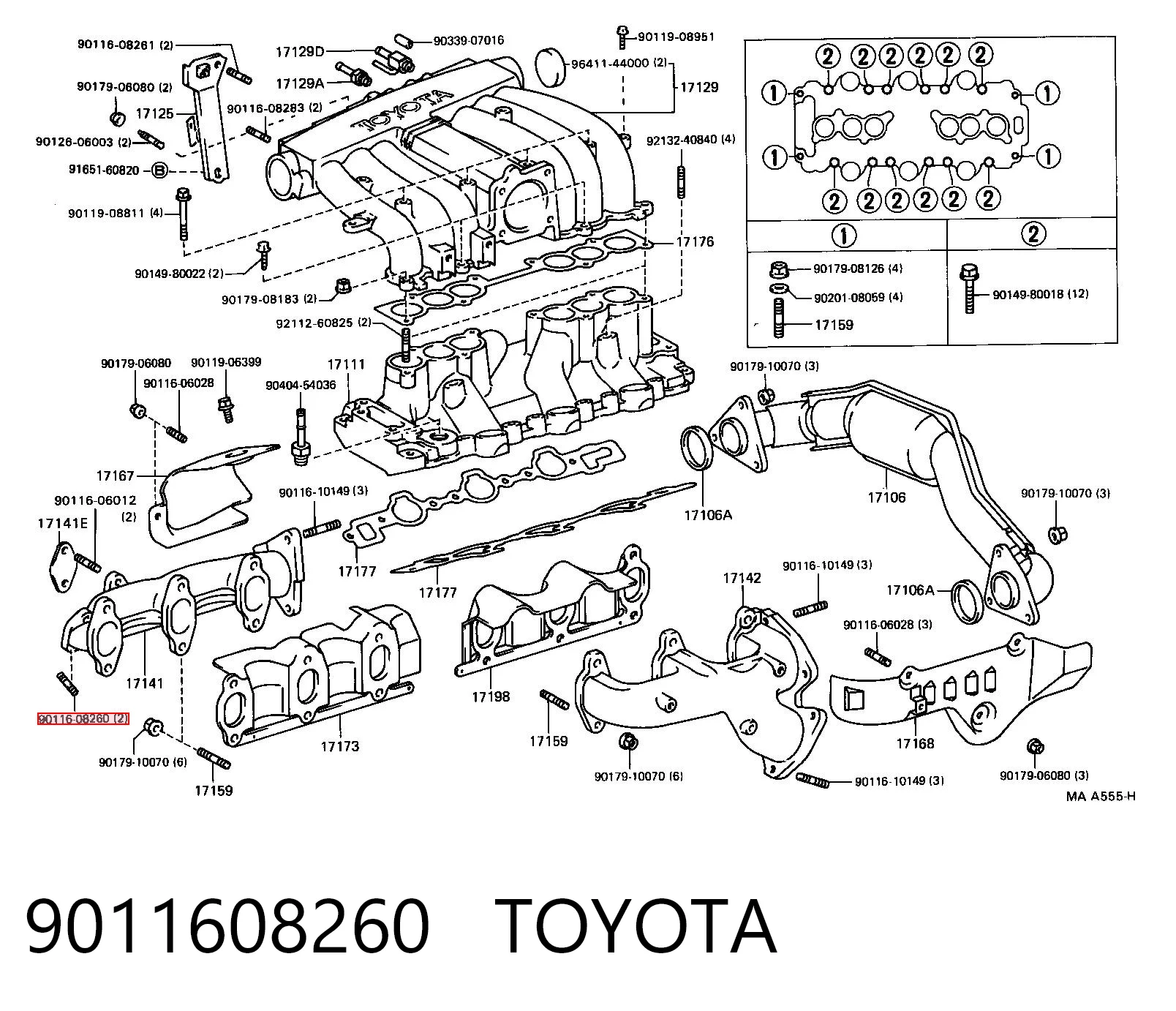 9011608260 Toyota