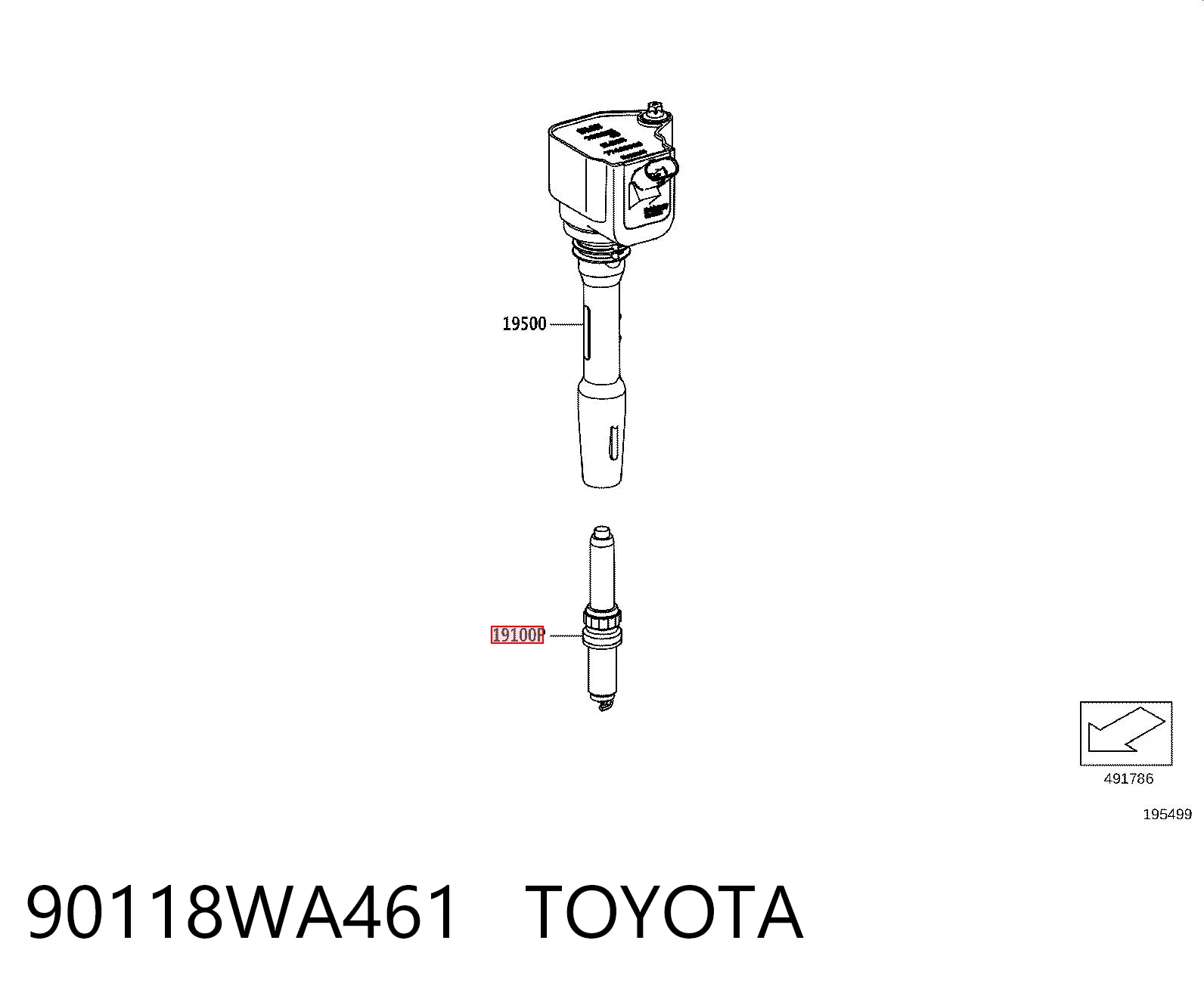 Vela de ignição BMW X5 SUV (G05, F95) (2018 - 2026) 