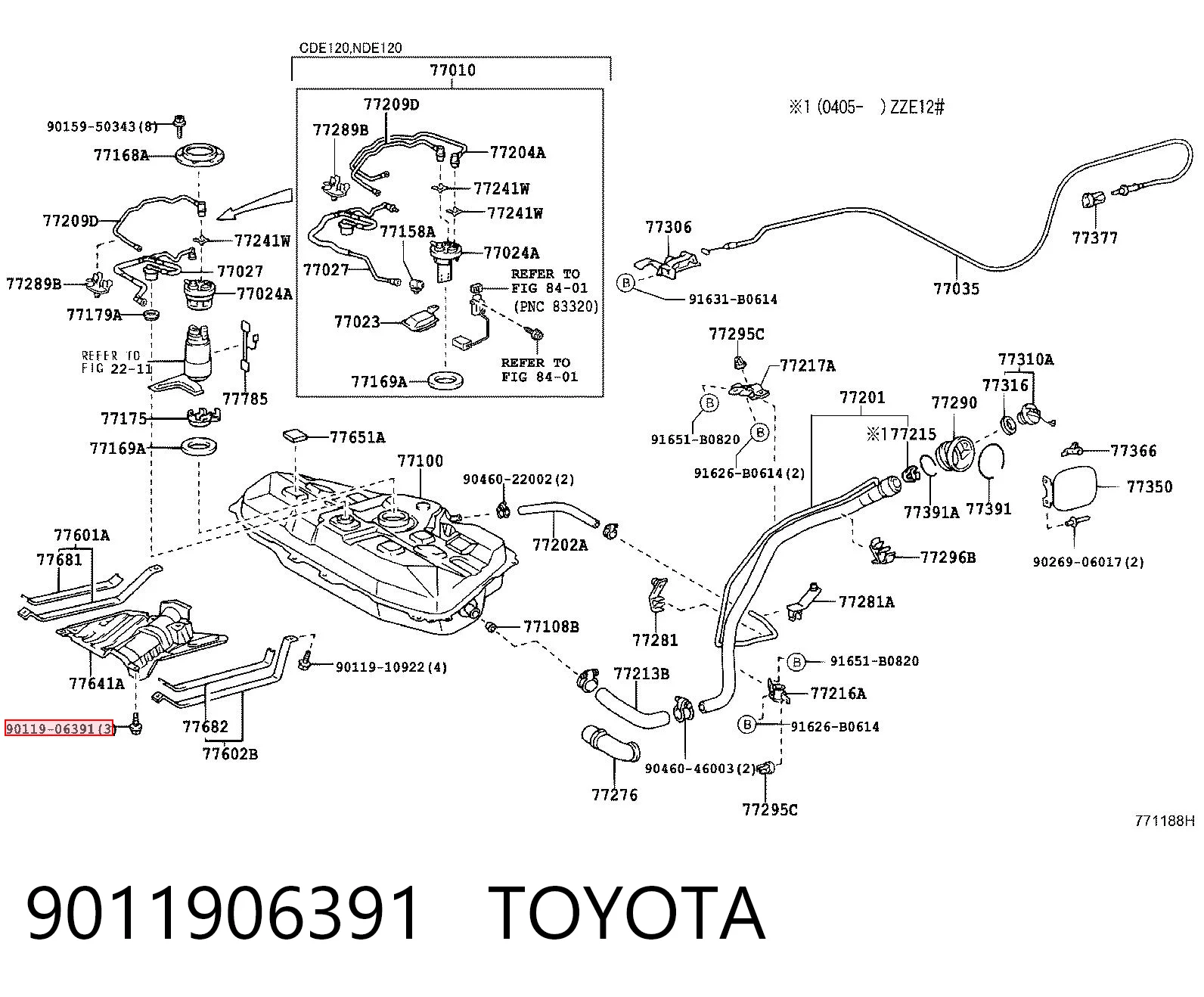 9011906391 Toyota