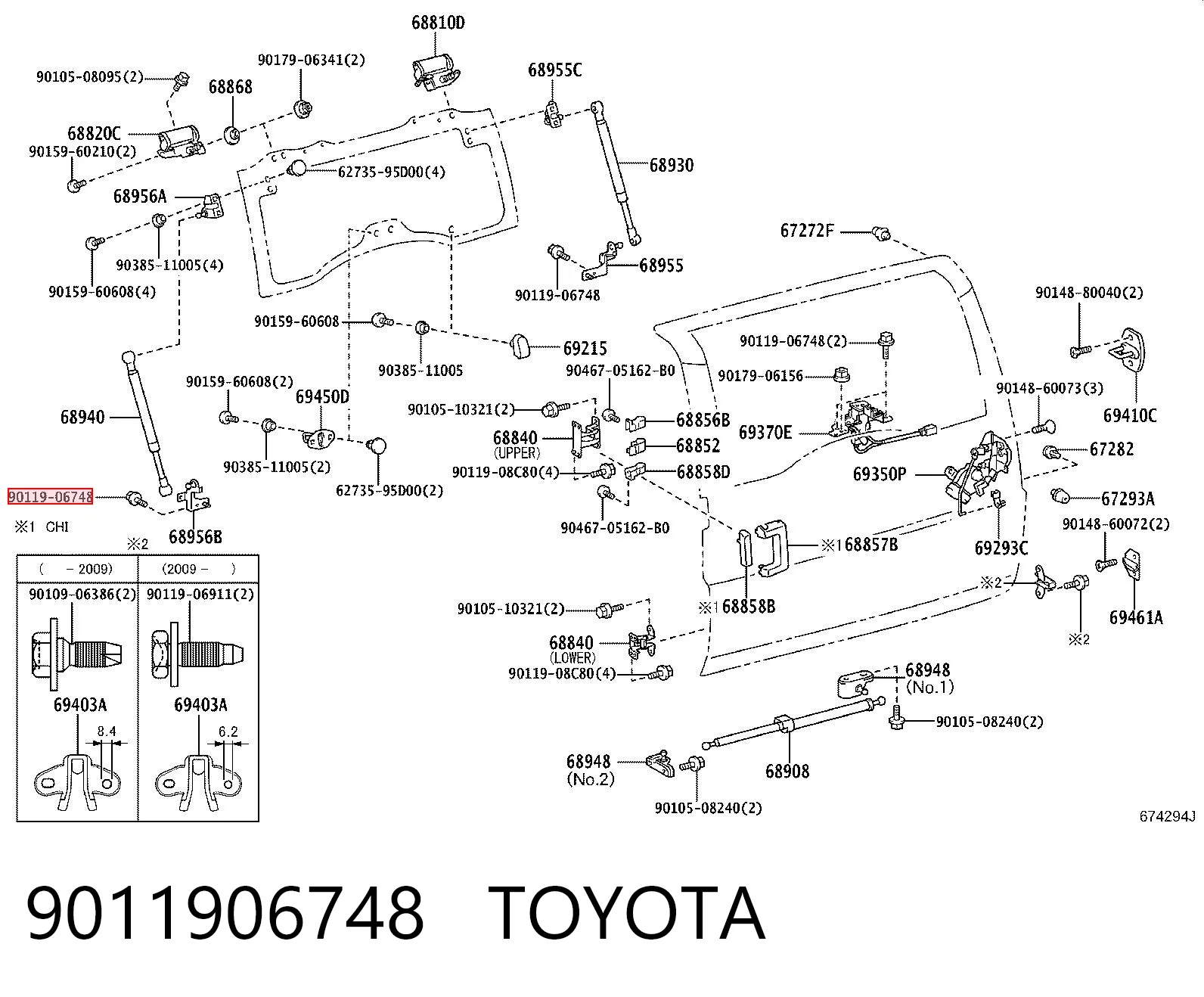 9011906748 Toyota