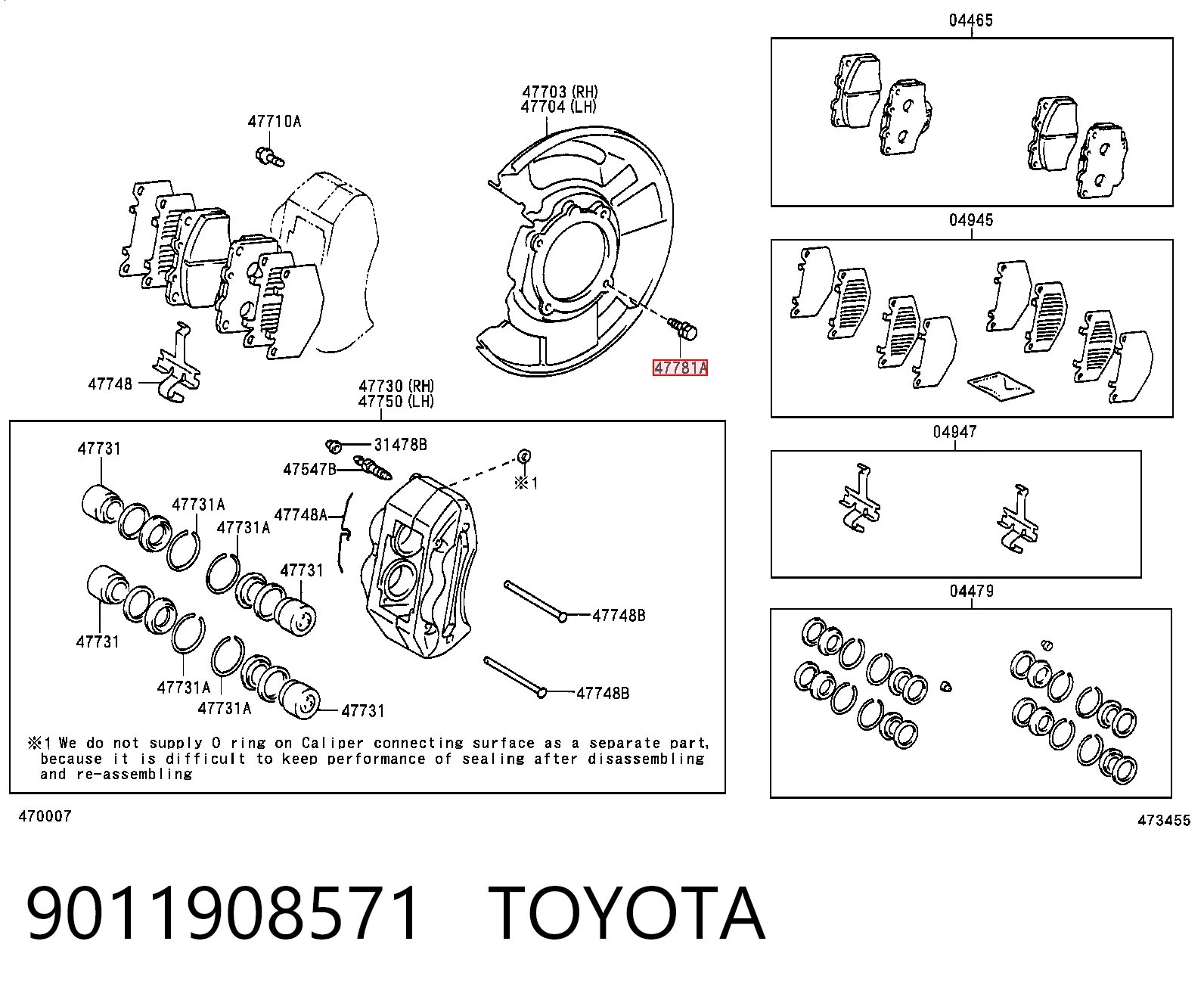 9011908571 Toyota