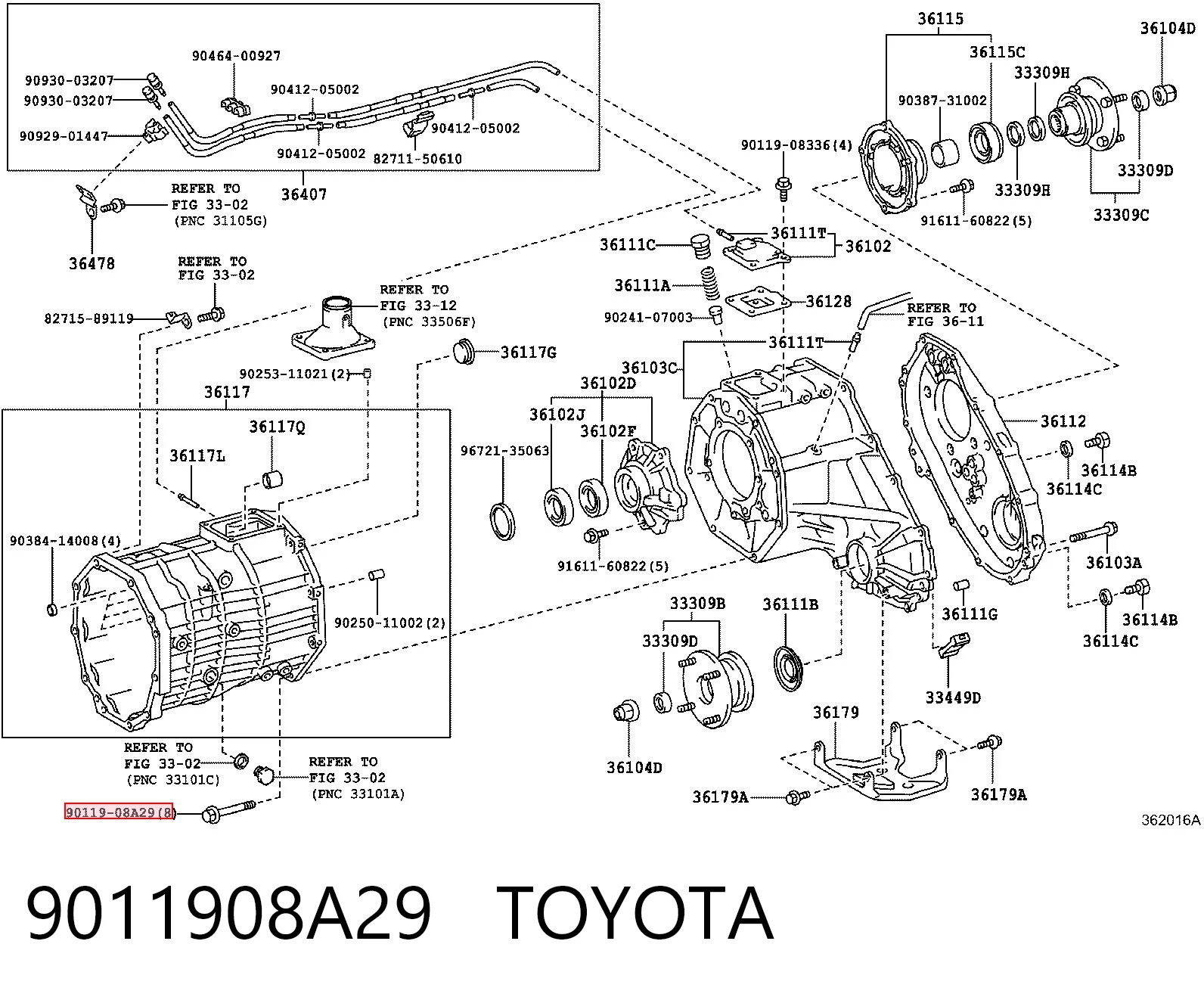 9011908A29 Toyota