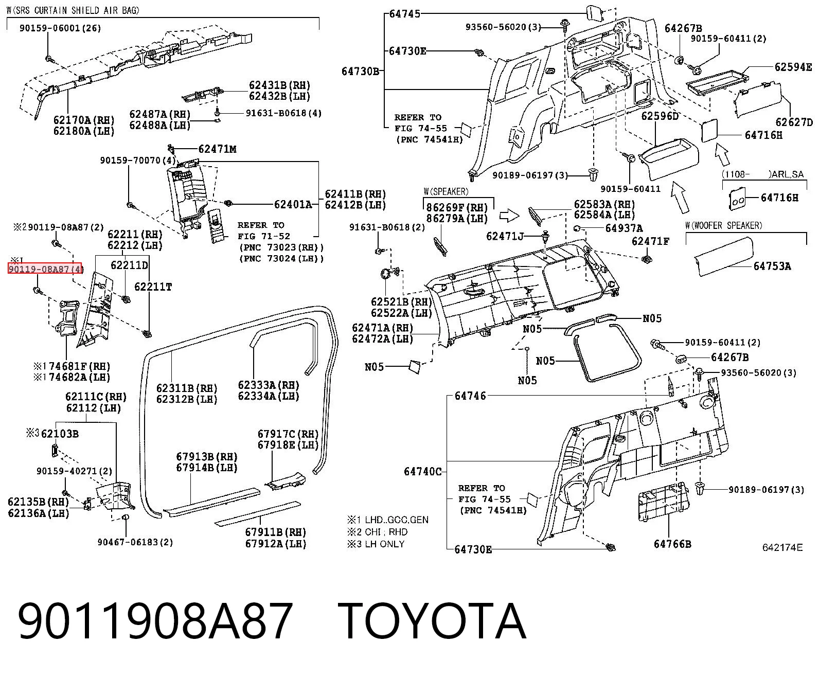 9011908A87 Toyota
