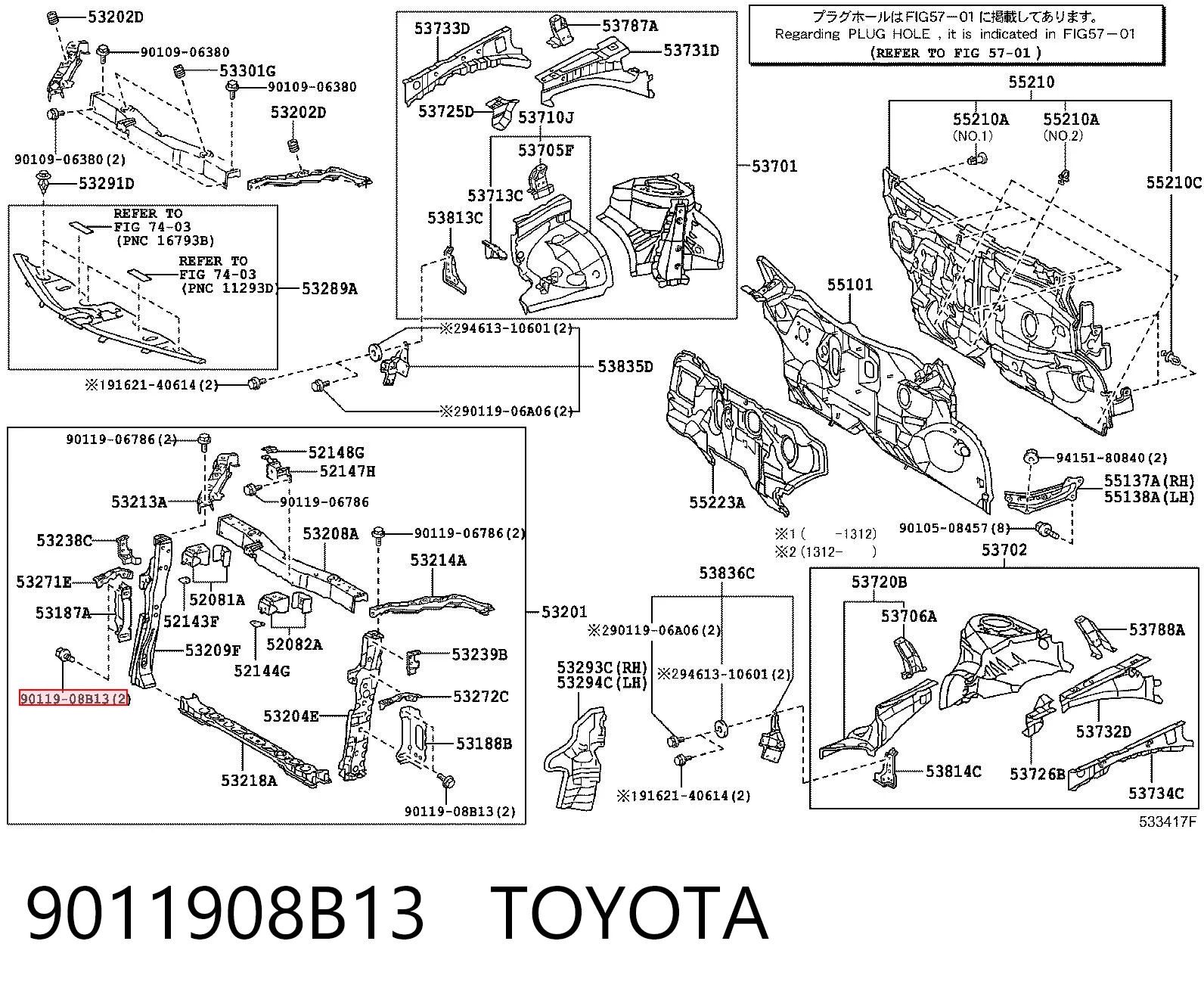 9011908B13 Toyota
