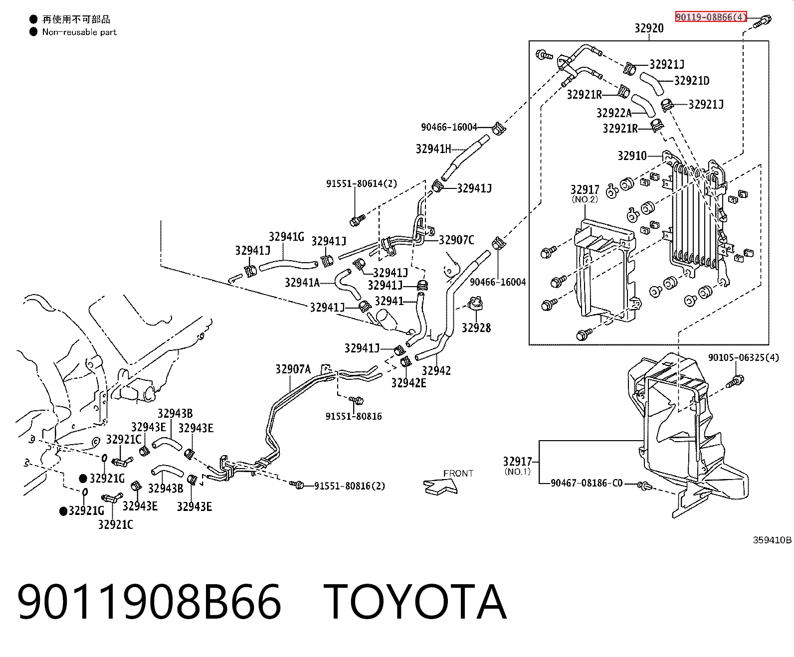9011908B66 Toyota