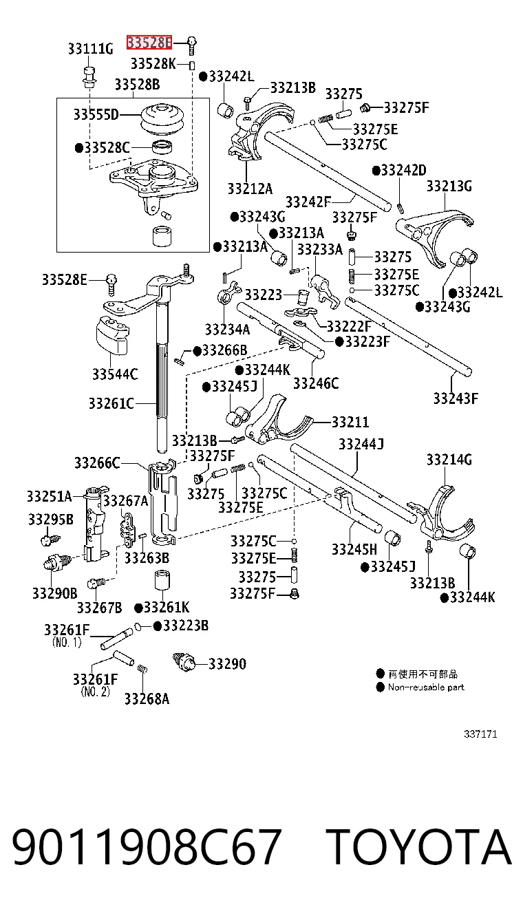 9011908C67 Toyota