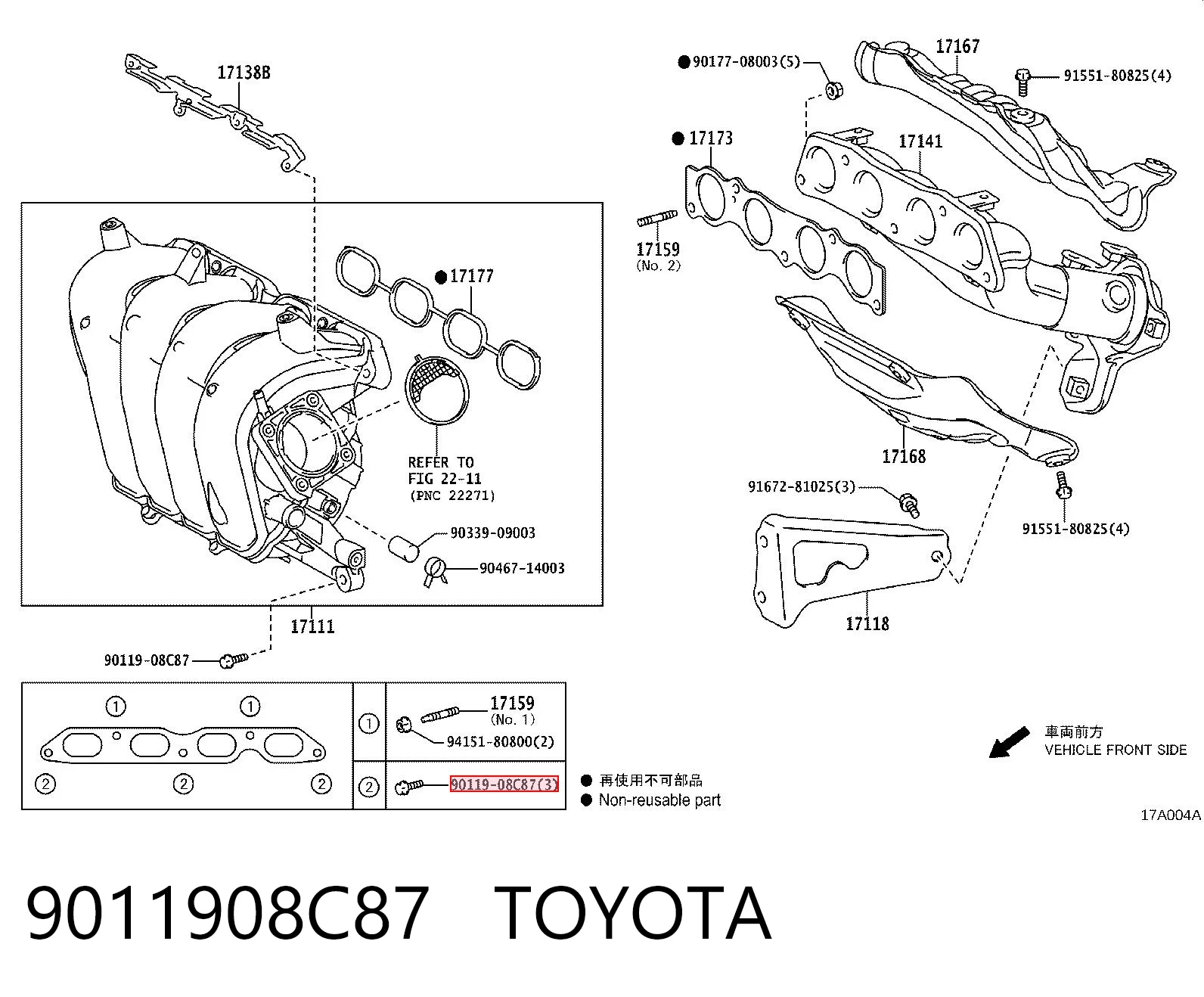 9011908C87 Toyota