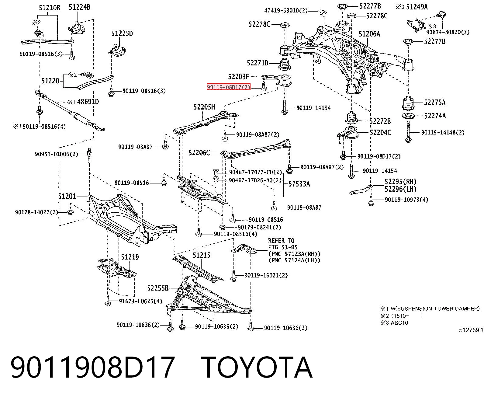 9011908D17 Toyota