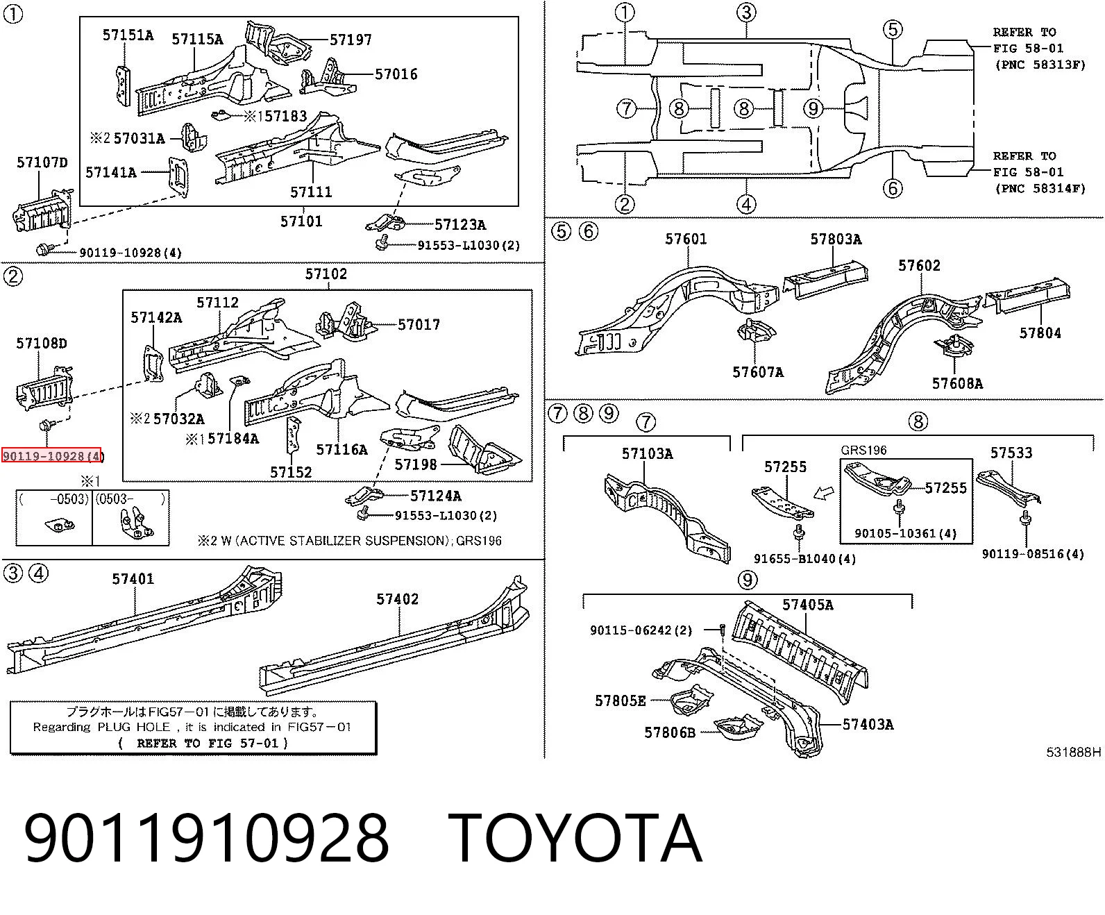 9011910928 Toyota