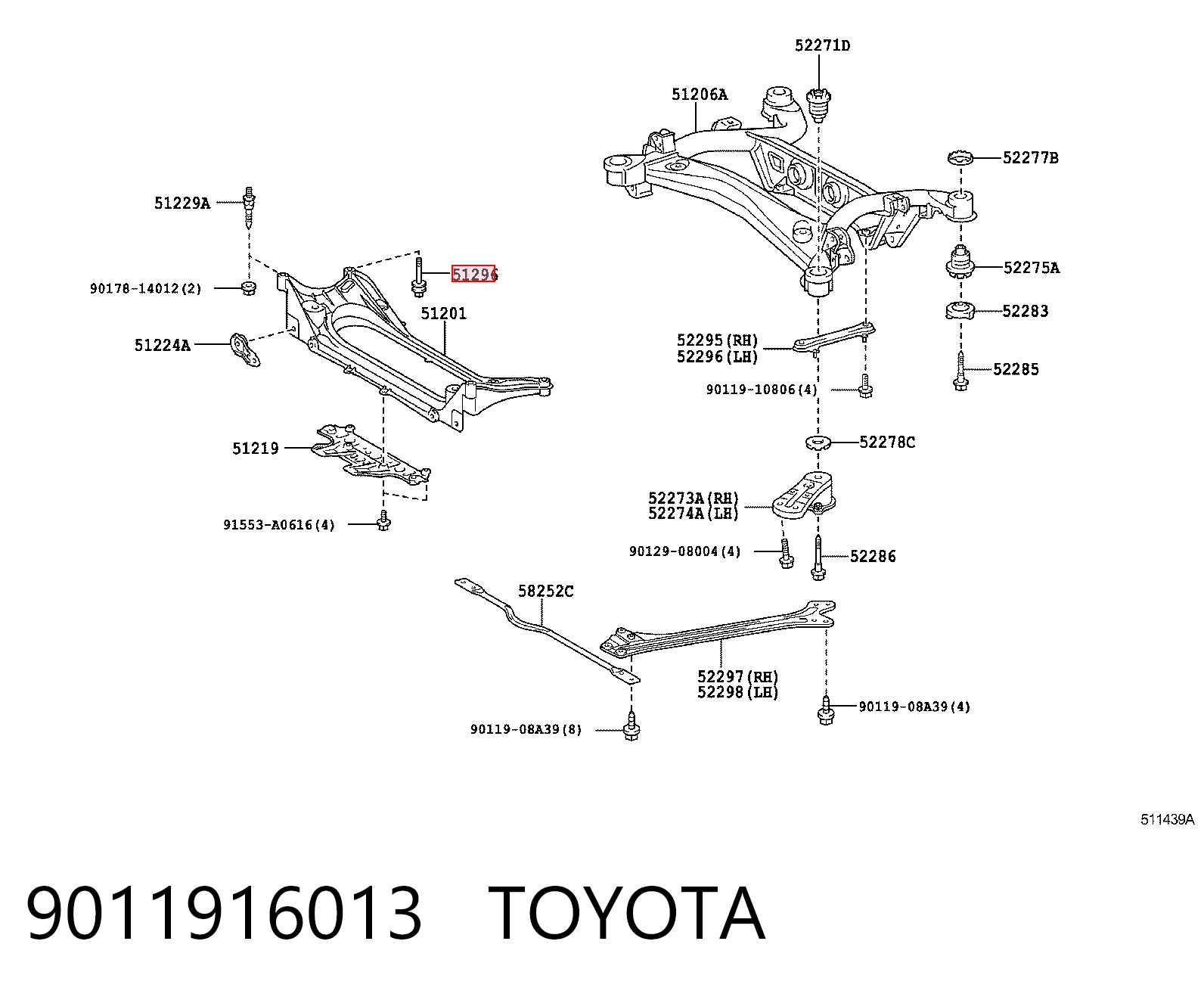 9011916013 Toyota