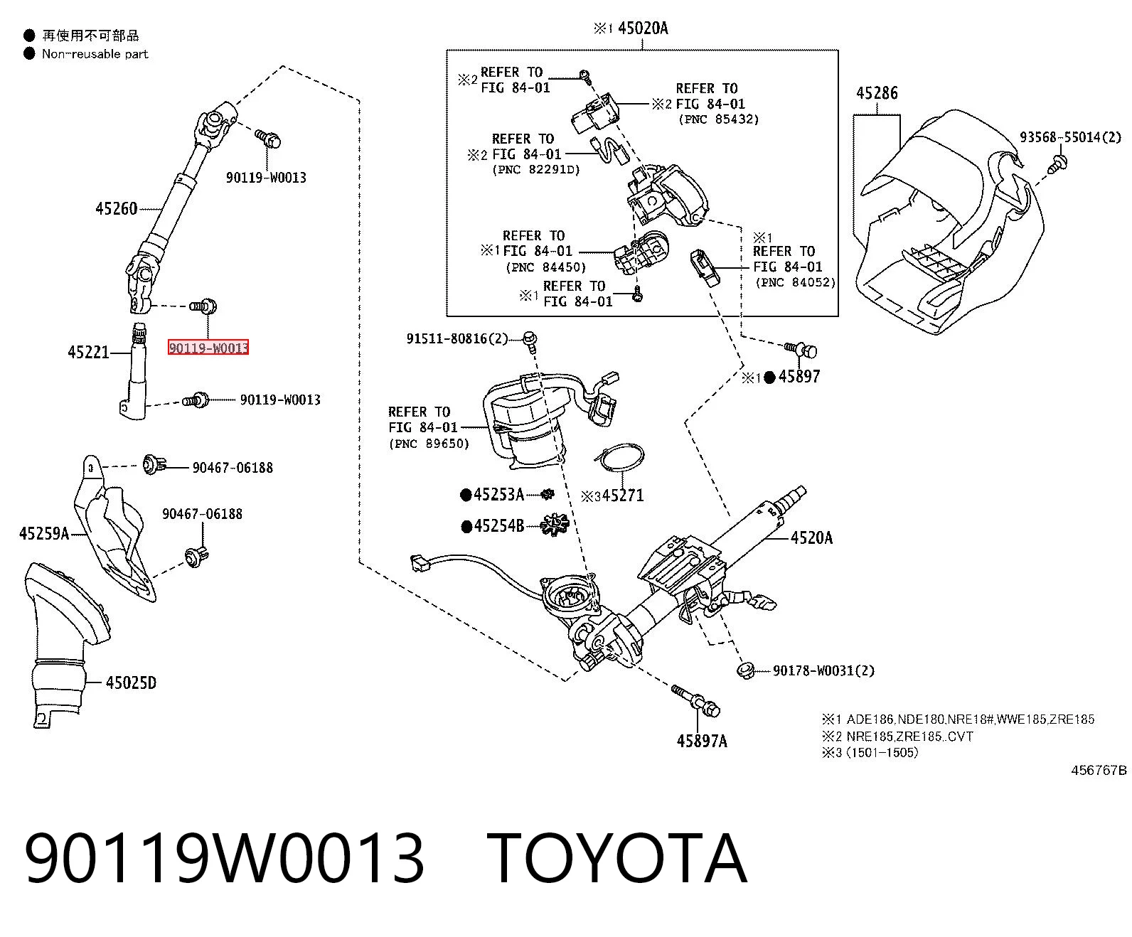 90119W0013 Toyota