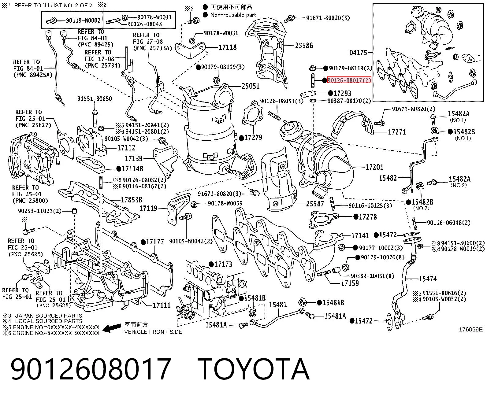 9012608017 Toyota