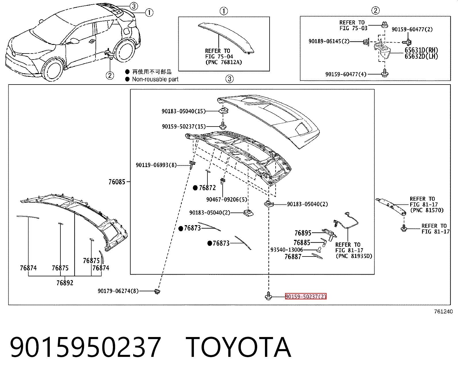 9015950237 Toyota