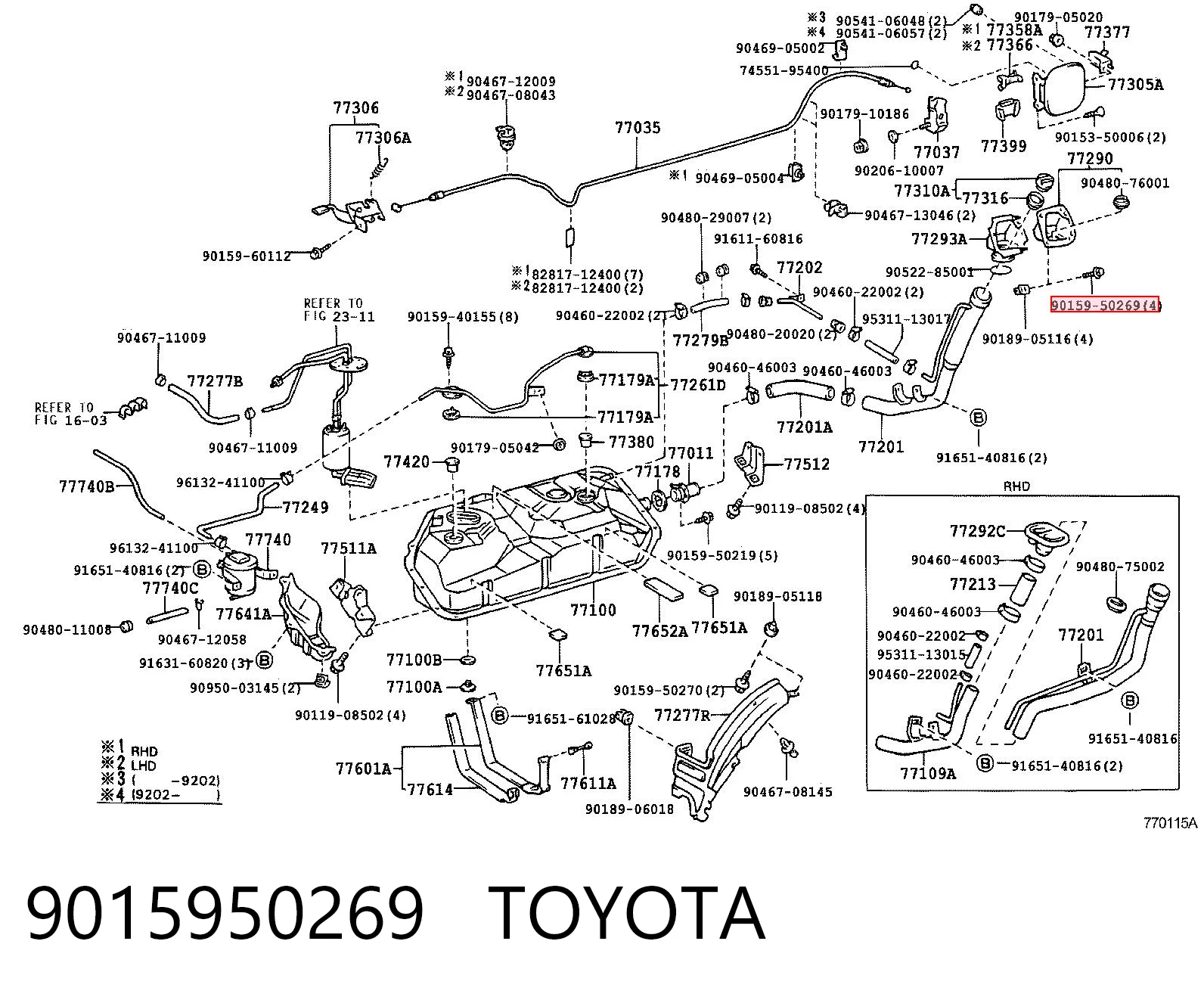 9015950269 Toyota