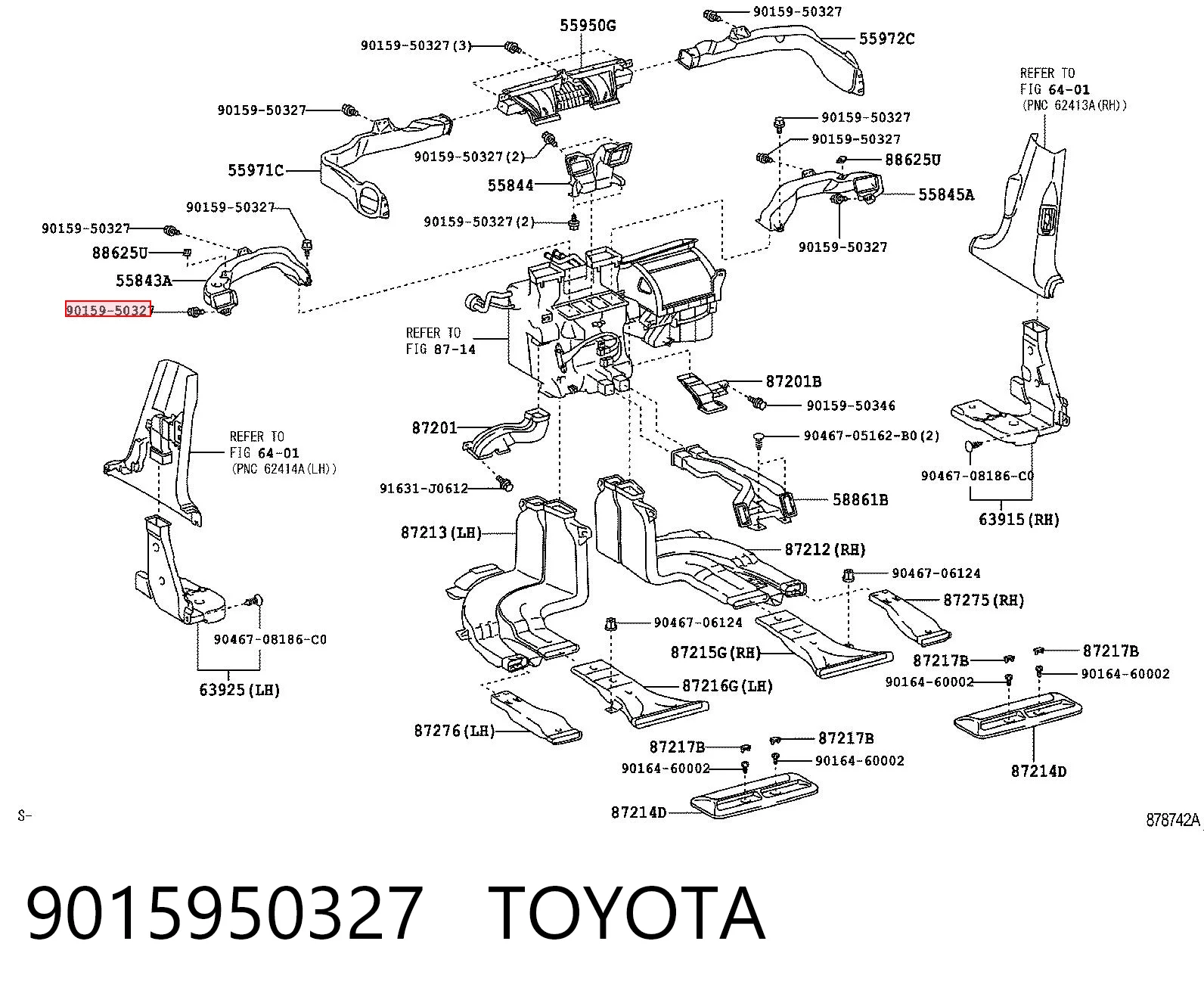9015950327 Toyota